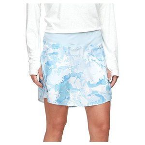 NWOT Simms Women's Size M Fishing Guide Skort Skirt Blue White Camo